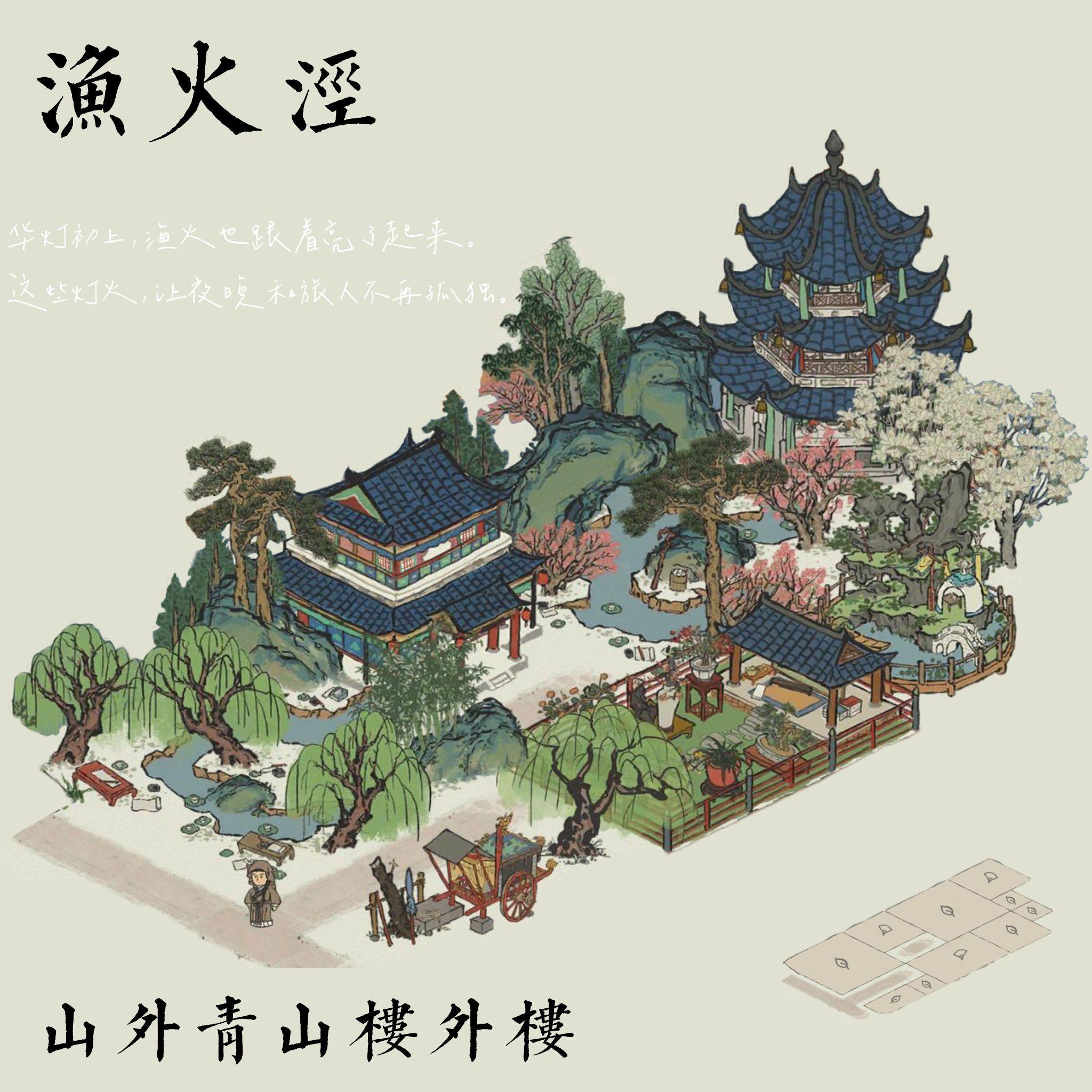 大佬们分享一下江南百景图松江府布局