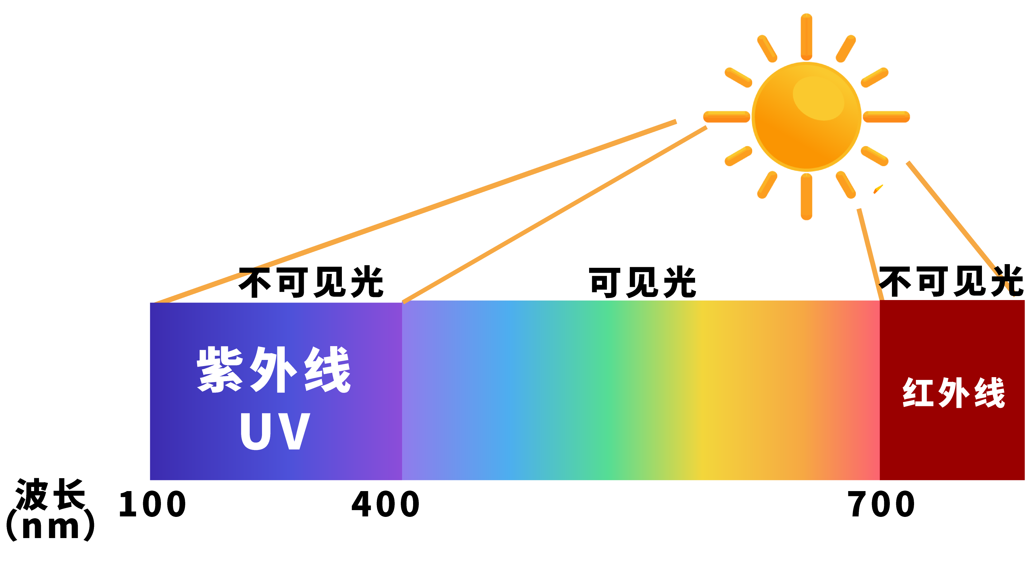 可见光波长范围是多少图片