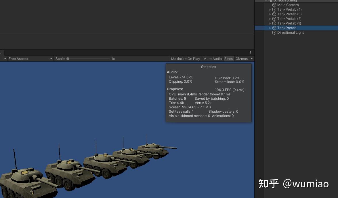 Unity性能优化基础篇——静态批处理，动态批处理，GPU Instancing - 知乎