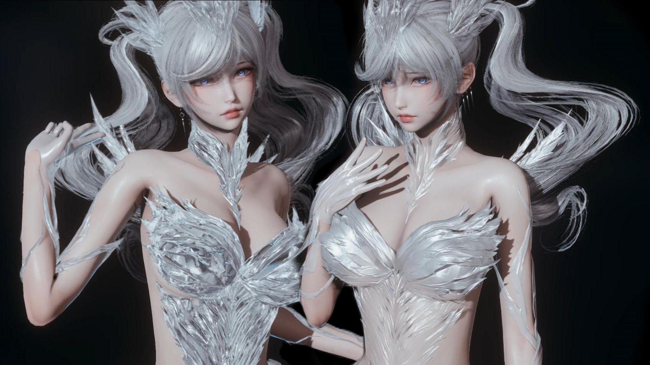 荒野行动-凤女 烈翎冰鸾