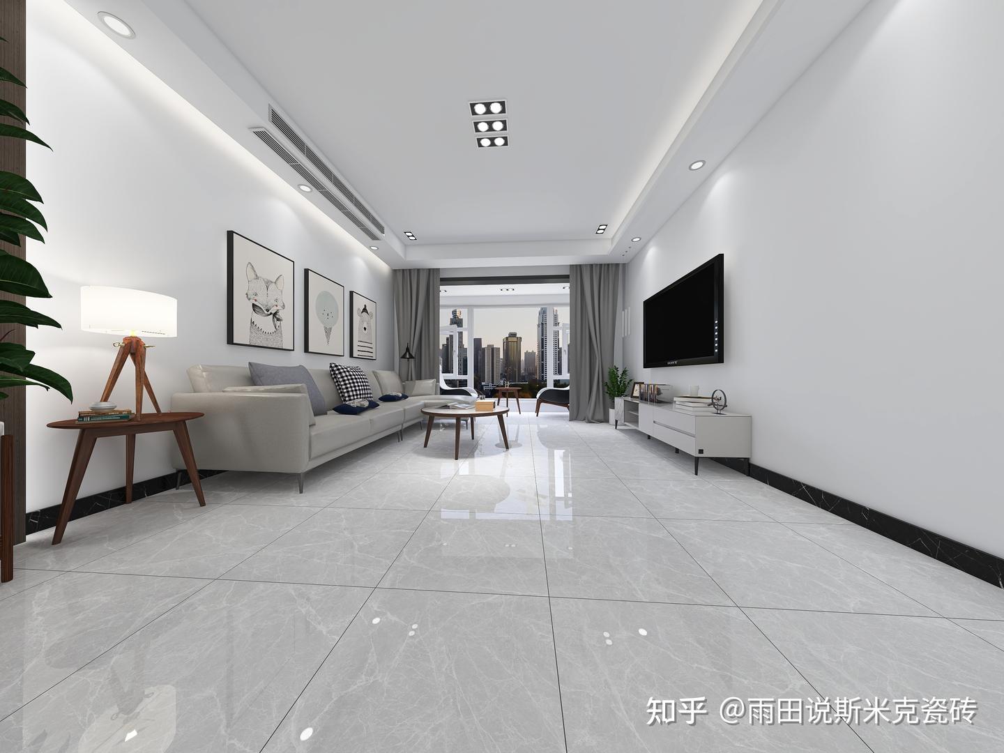 采光不好,客厅装修应该选什么颜色的瓷砖? - 知乎