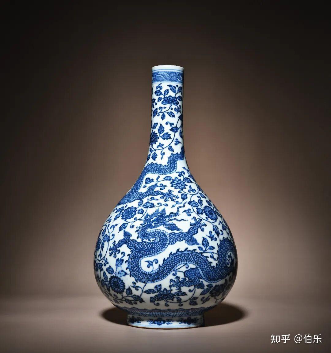 清雍正仿宣窑青花花间行龙大胆瓶｜北京博美2025十周年秋拍- 知乎