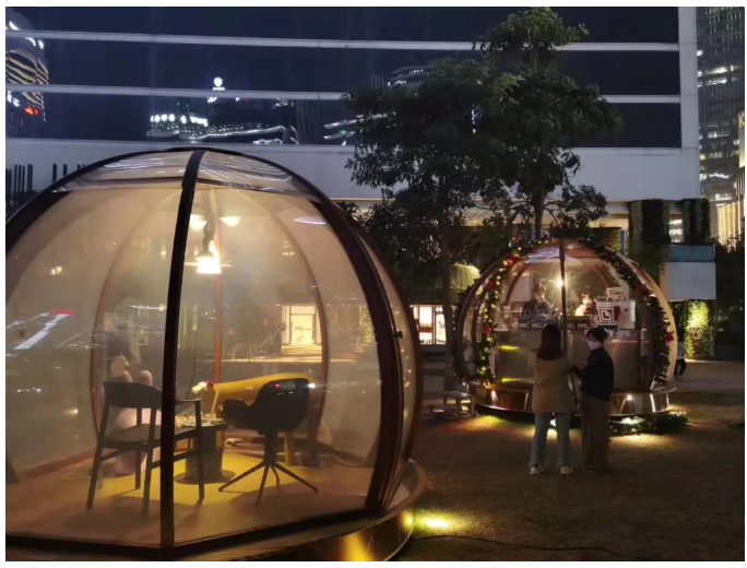 【重磅消息】广州花城广场spark stage共享空间·泡泡屋被包场啦!