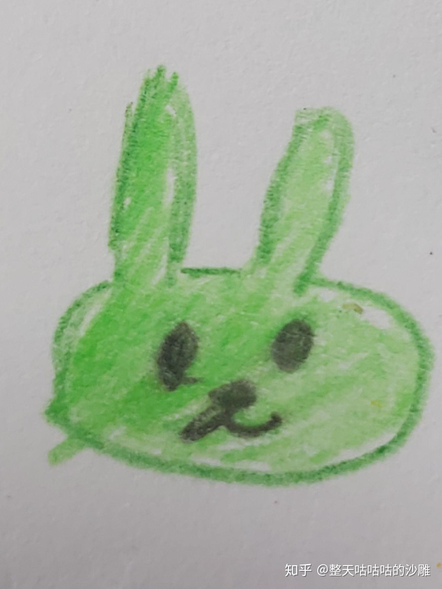 撒野绿色兔子图片图片