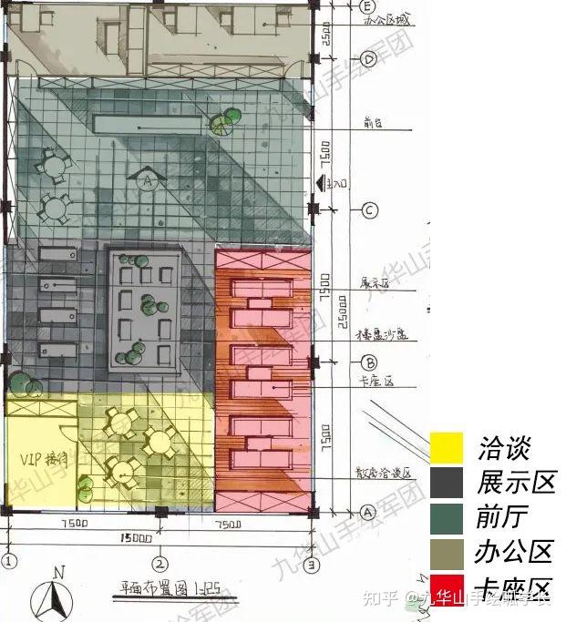 室内设计考研专题 | 售楼部空间快题设计分析——售楼中心 - 知乎