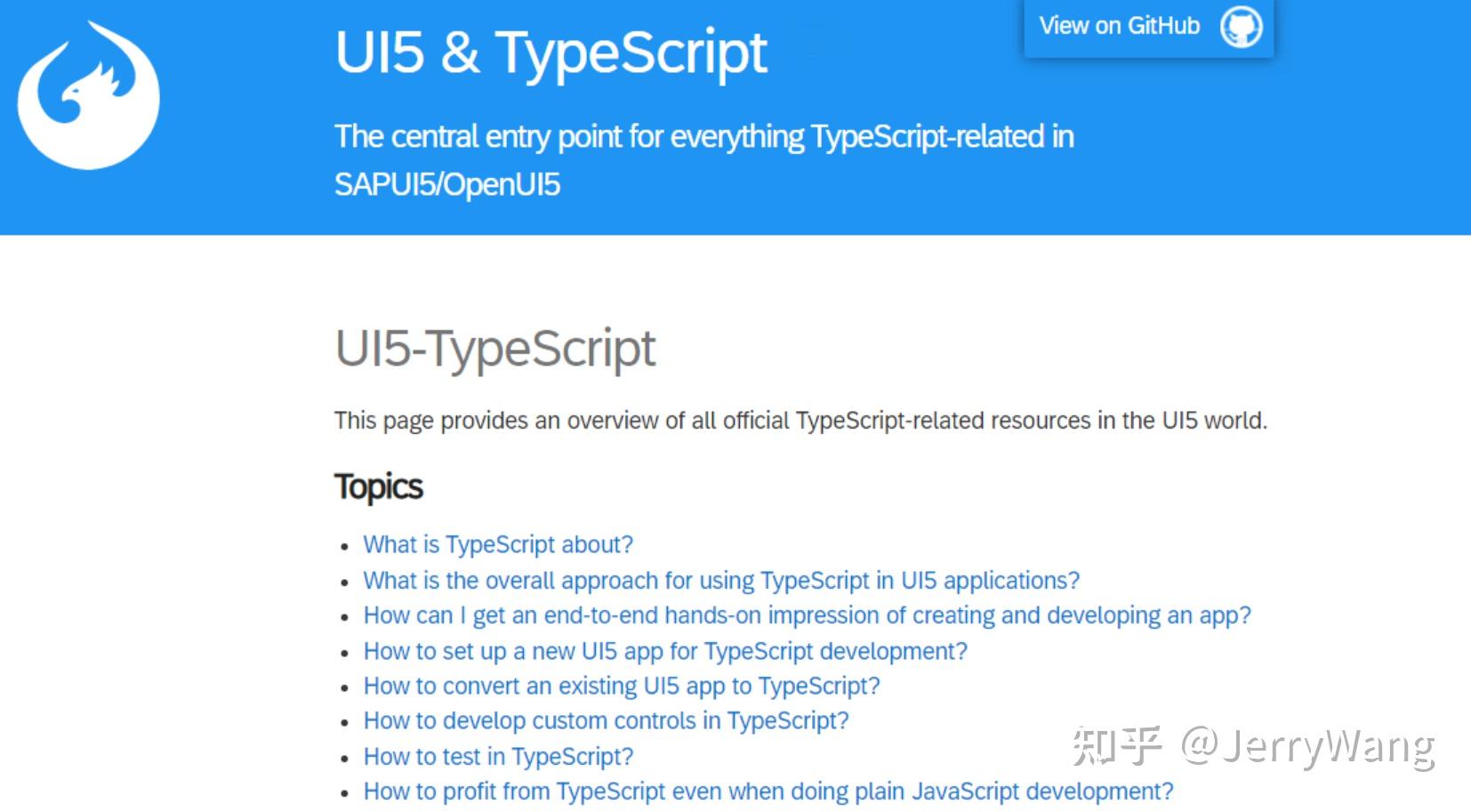 SAP UI5 未来发展的趋势之一：拥抱 TypeScript - 知乎
