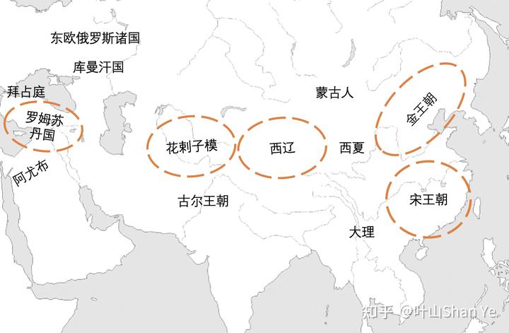 如何理清中国各王朝与中亚和西亚国家的关系？是否能把中国历史和欧洲历史联系起来？