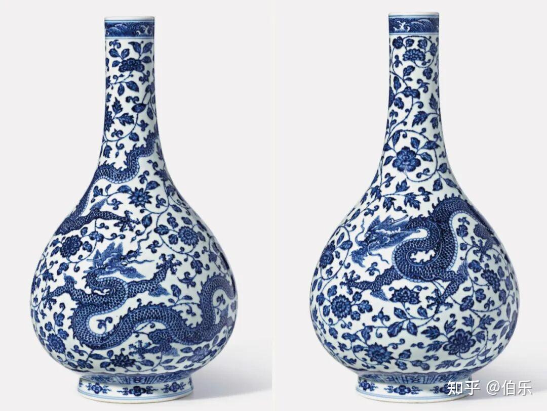 清雍正仿宣窑青花花间行龙大胆瓶｜北京博美2025十周年秋拍- 知乎