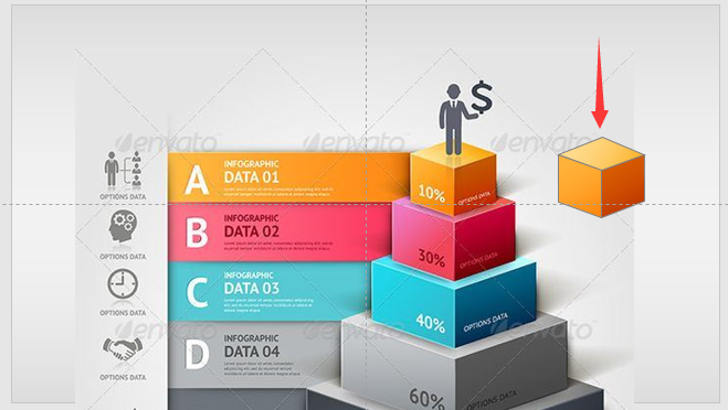 ppt里如何制作三维阶梯金字塔? - 知乎