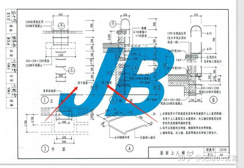 住宅工程上人屋面到楼梯间顶不上人屋面检修爬梯离地高度是多少
