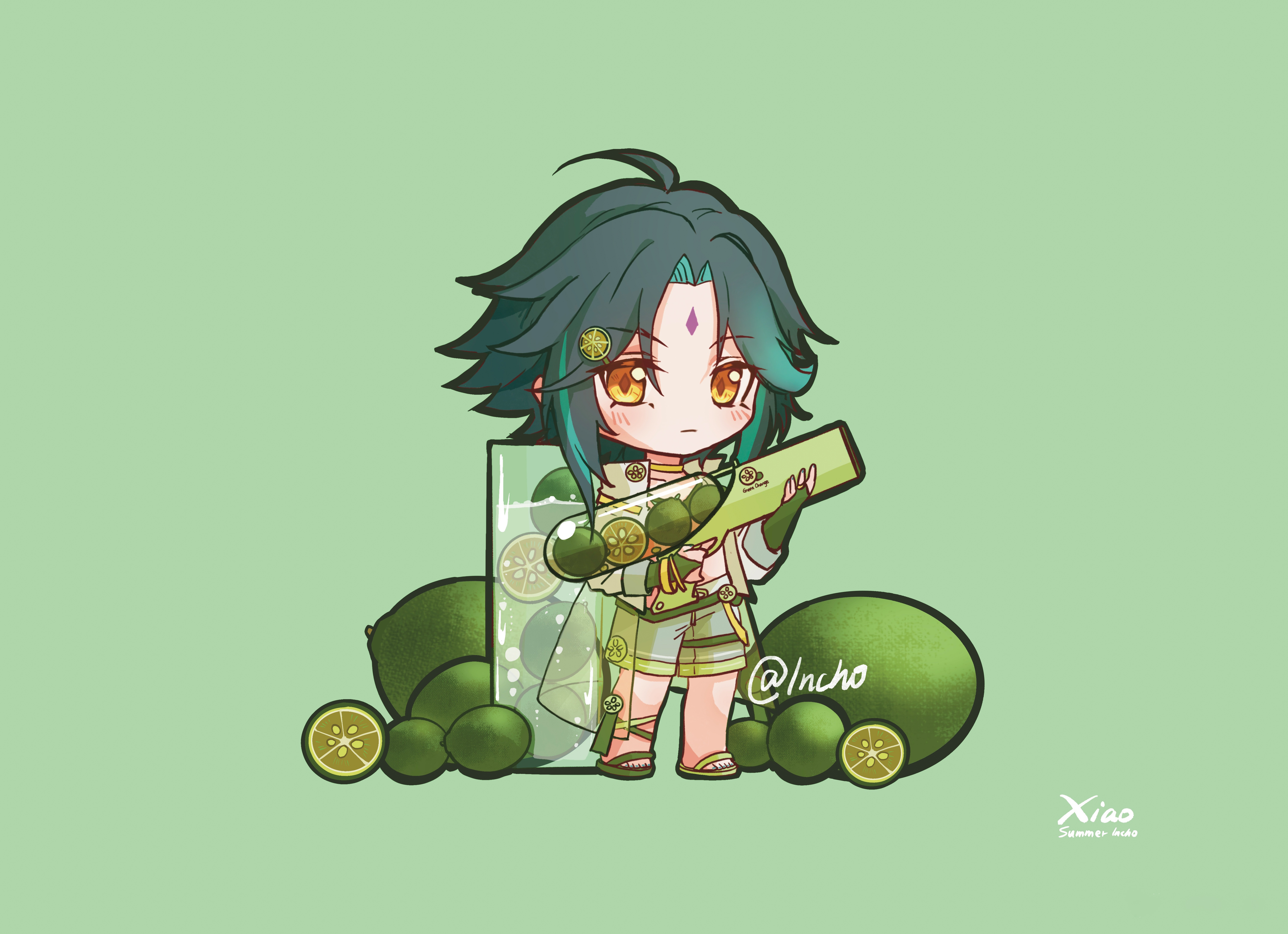 求原神魈高清美图无水印? - 知乎