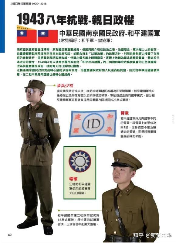 为啥伪军穿的是国民党军服?伪军不应该是大檐帽加五色帽徽吗? - 知乎