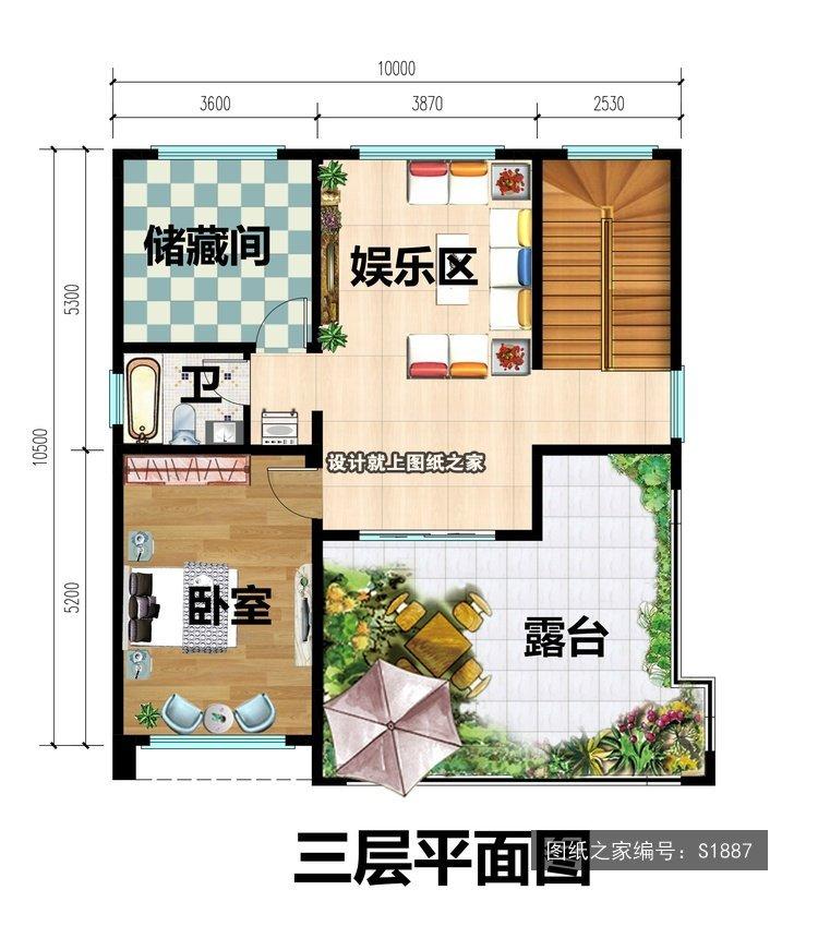 2026超火的开间10米自建房设计图,15款直接抄作业 - 知乎