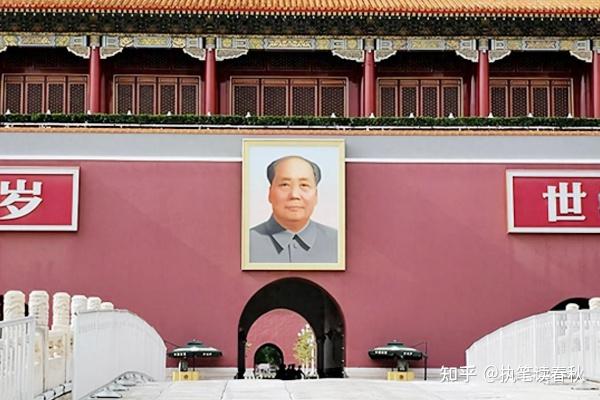 天安门城楼上的毛主席画像,有一个“惯例”,已经保持了50多年 - 知乎
