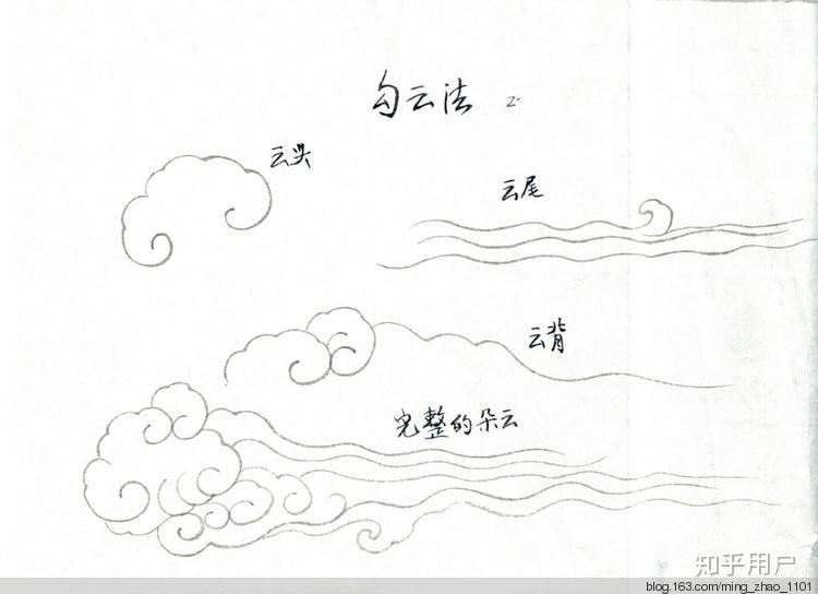 工笔画云雾怎么画