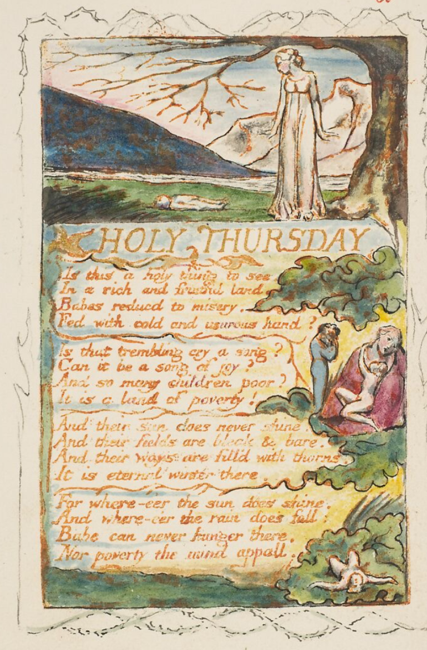 William Blake(威廉·布莱克)《Holy Thursday (Songs of Experience)》《神圣星期四(经验之歌 ...