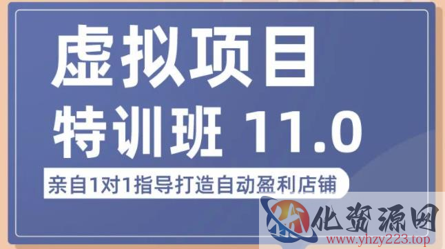 陆明明·虚拟项目特训班（10.0+11.0），0成本获取虚拟素材，0基础打造自动盈利店铺