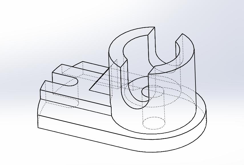 工程制图大家帮我画下左视半剖图谢谢啦