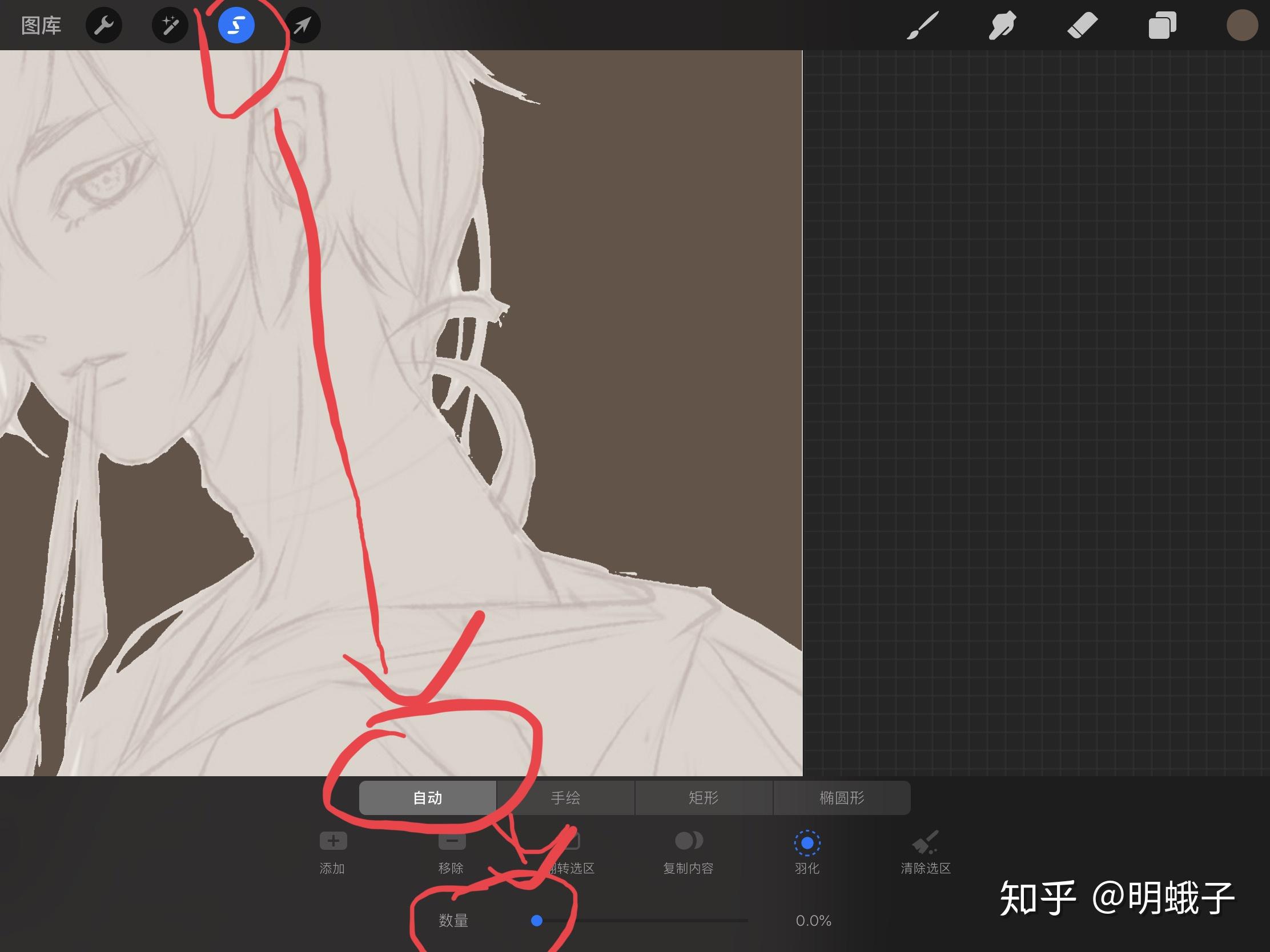 procreate如何抠图如何镜面反转如何快速上底色