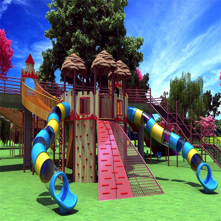 非标不锈钢滑梯景区住宿室外游乐场拓展设施无动力儿童游乐设备