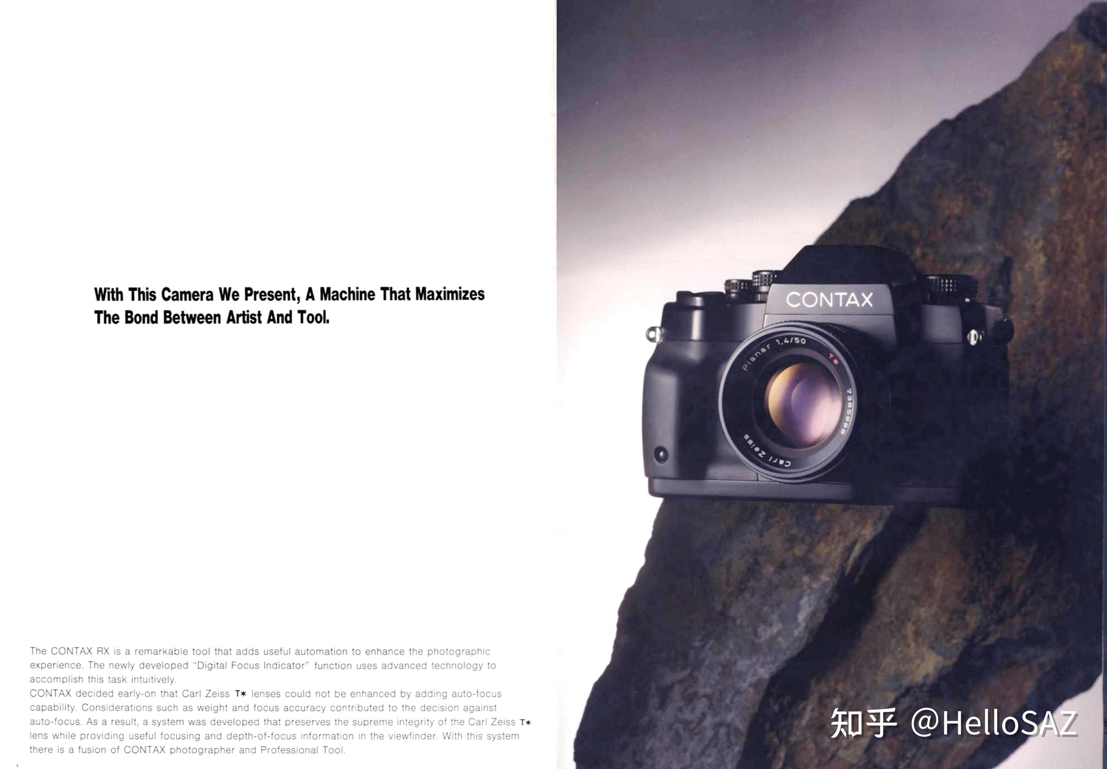 胶片机的康泰时 Contax RTS III ,RX II,Aria怎么选择? - 知乎