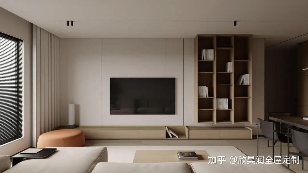 53个瞬间提升客厅档次的电视背景墙案例 - 知乎