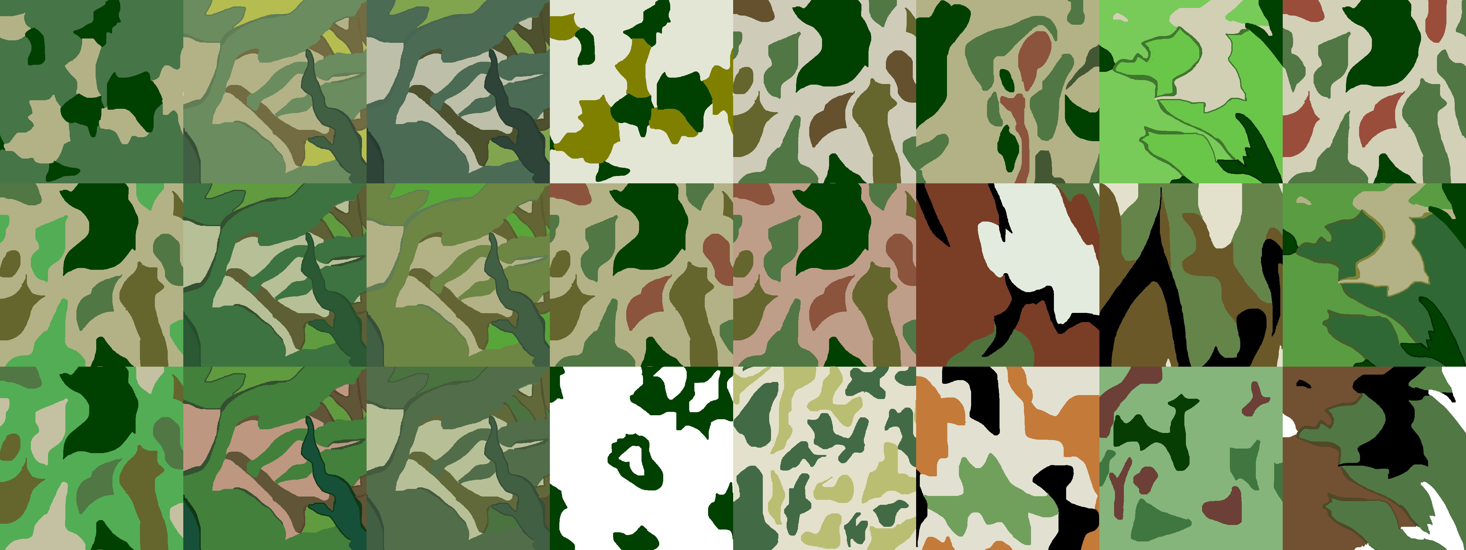 民工花30年谈谈87林地迷彩的两种典型模式