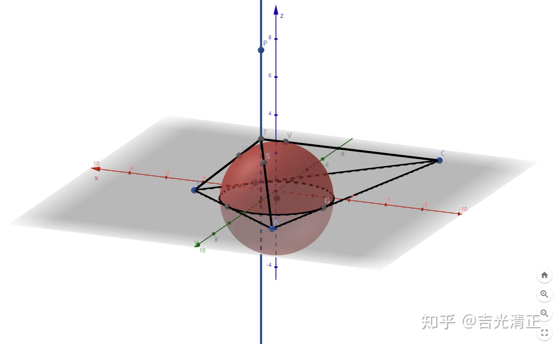 对于一个四面体的棱切球,球心能否为四面体某个面的内心? - 知乎
