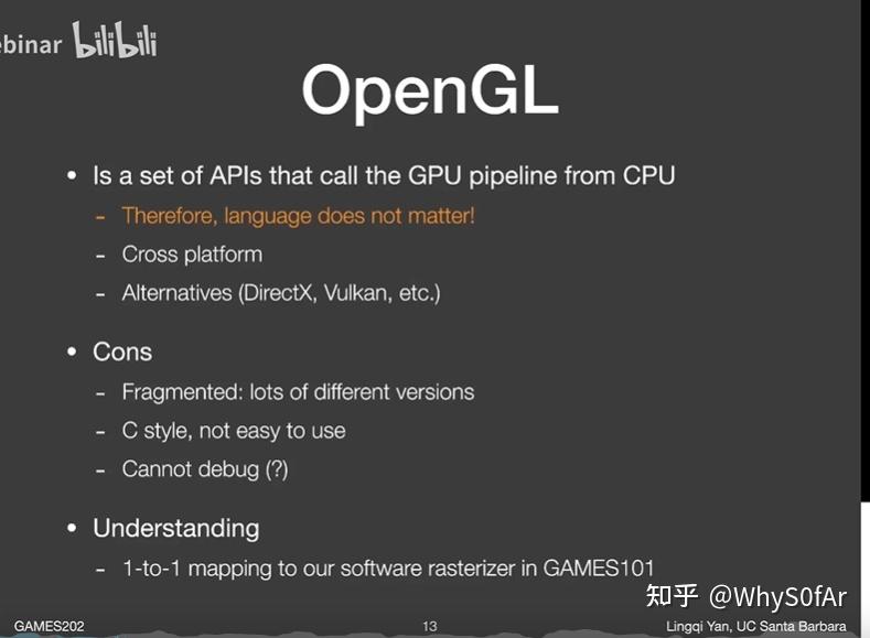 GAMES202 高质量实时渲染课程笔记Lecture 2: Recap of CG Basics - 知乎