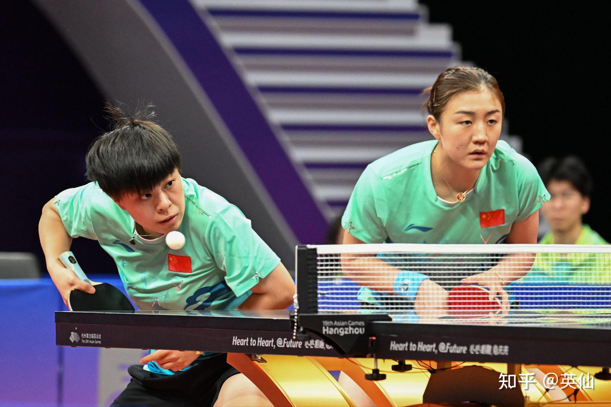 杭州亚运会乒乓球女双八进四,陈梦王艺迪负于印度组合止步八强,中国队