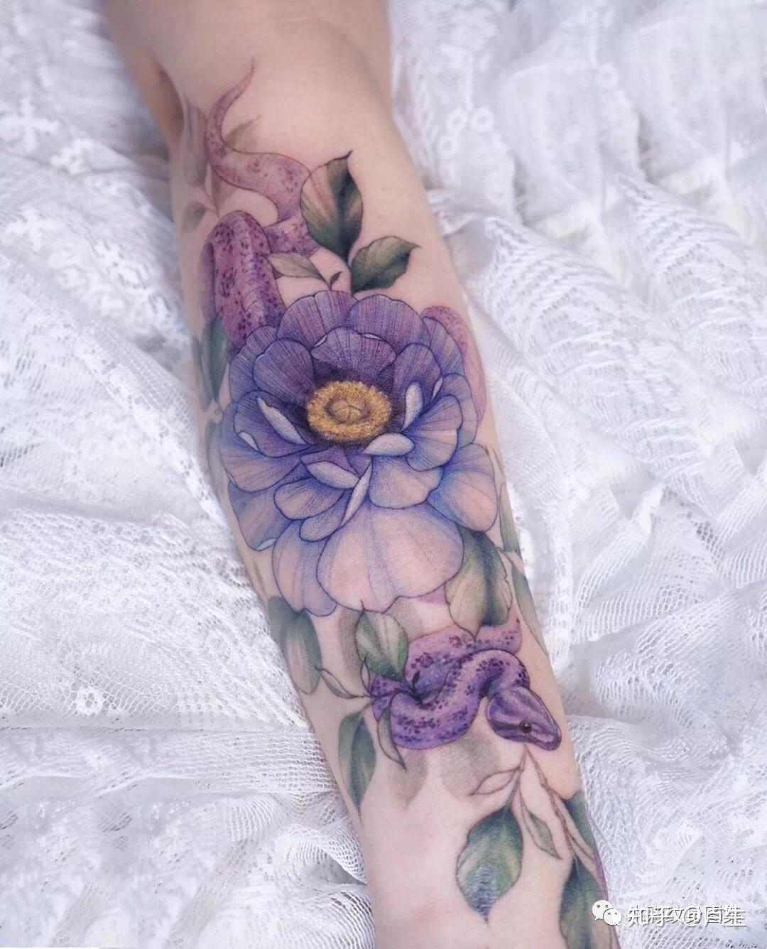 纹了素花半年了想上色或者改图有什么推荐吗