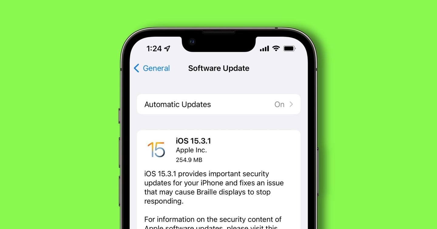 ios 15.3.1正式版发布!