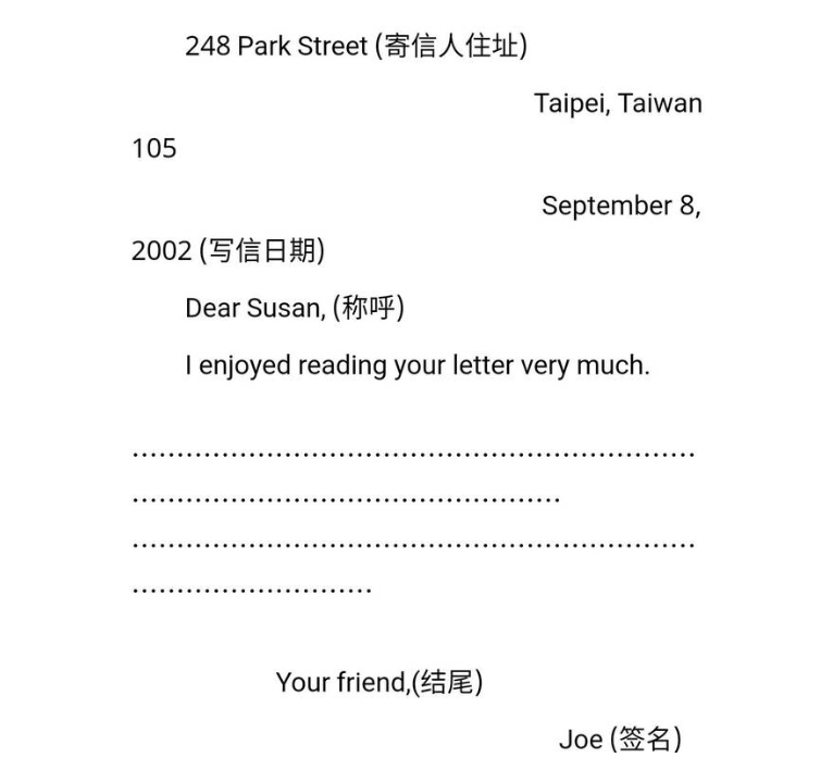 英文书信的格式规范有哪些? - 知乎