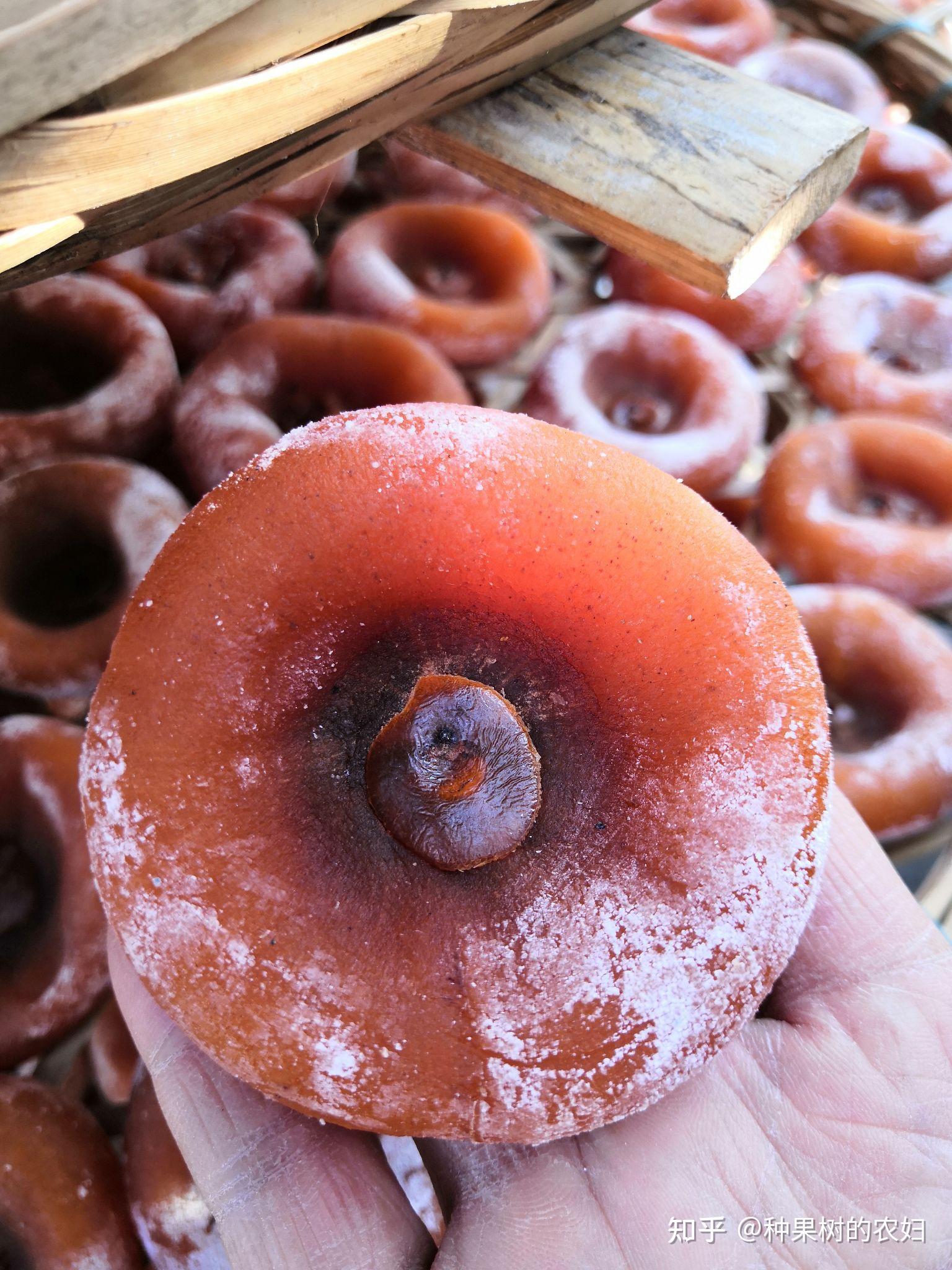 如何区分柿饼上的霉点和白霜