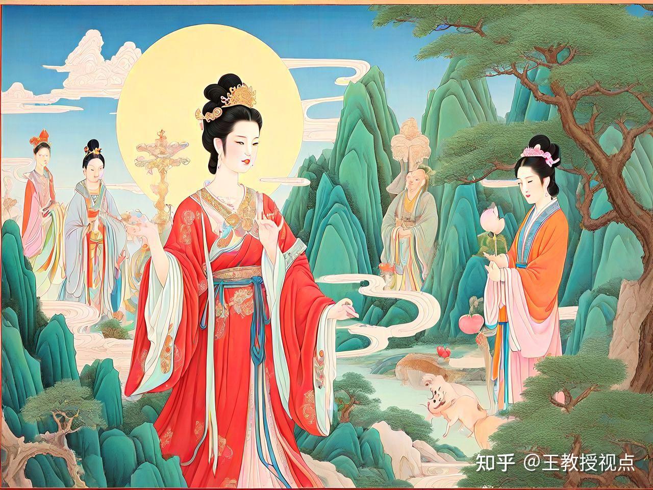 王母娘娘传说:仙女、蟠桃园与梦幻仙境探秘 - 知乎
