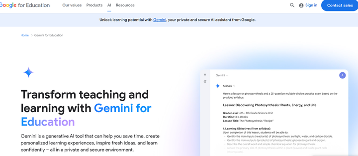 Google 推出 Gemini for Education：专为教育打造的 AI 助手 - 知乎