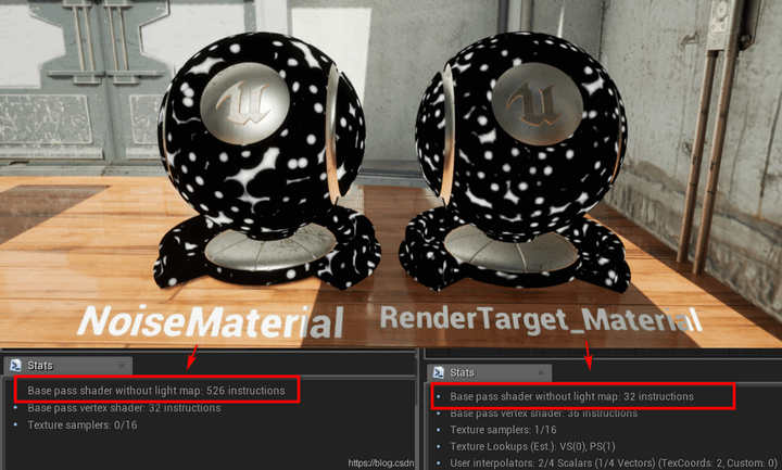 UE4 使用RenderTarget创建新贴图，替代消耗资源的材质 - 知乎