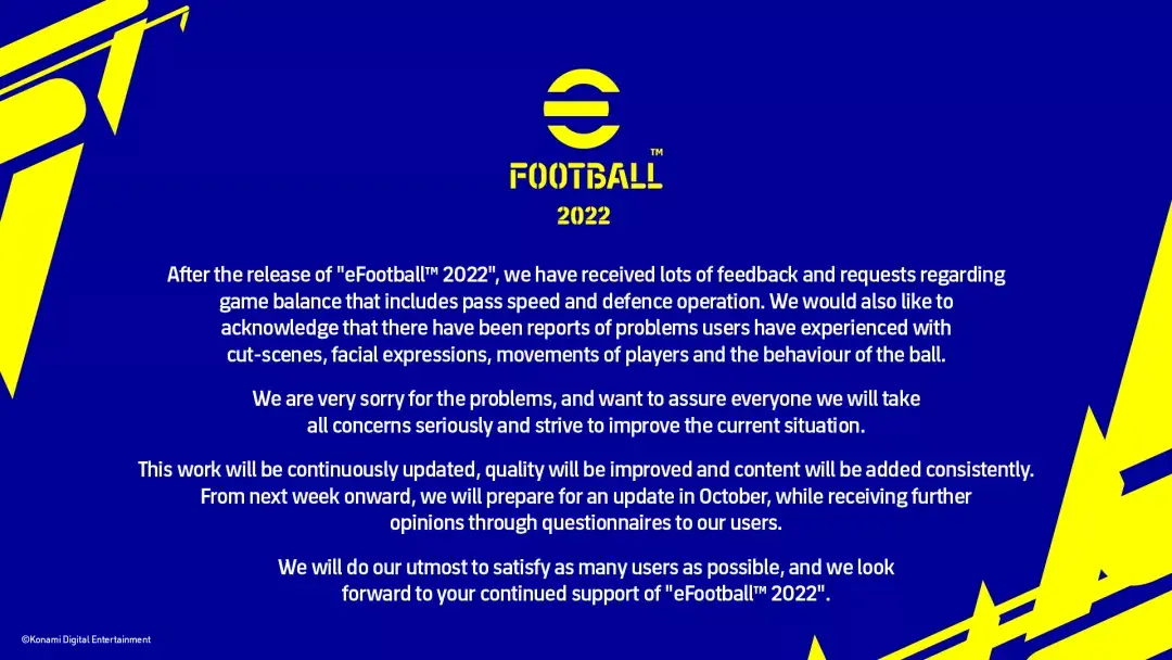 如何评价游戏《实况足球 2022》（Efootball 2022）？  第1张