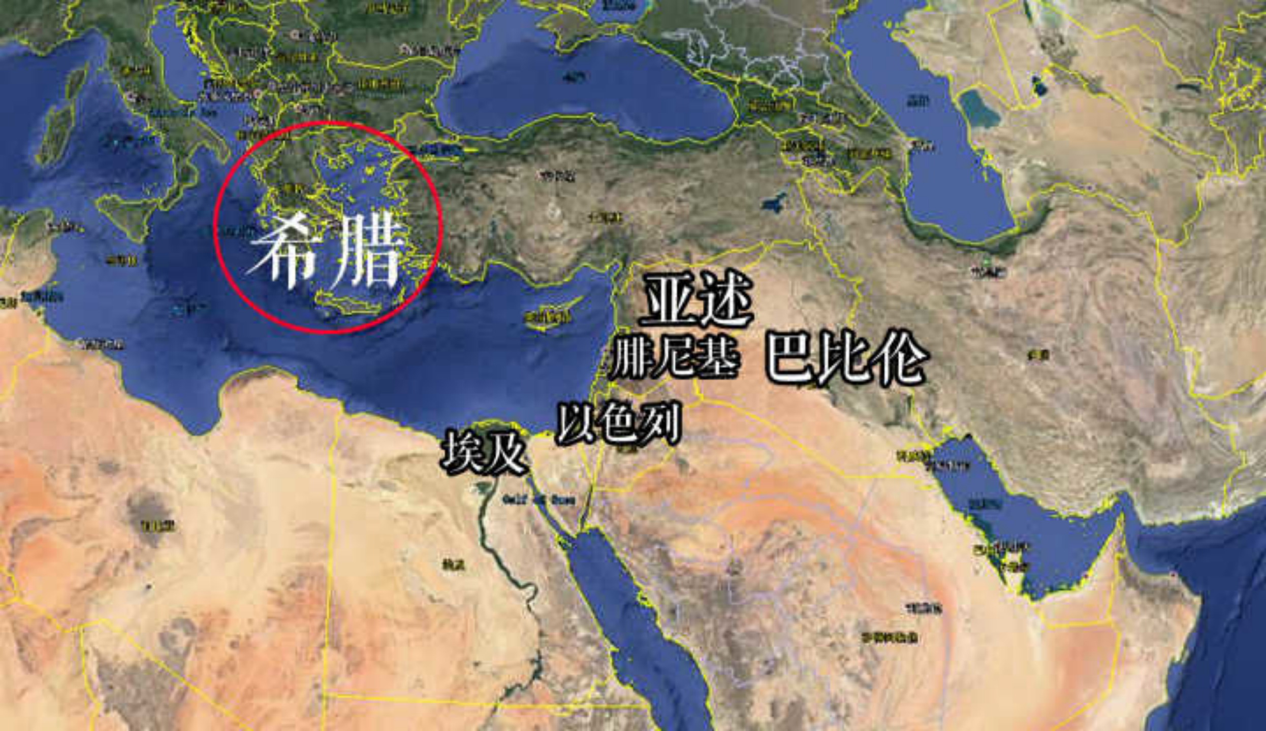 图 5:希腊位置示意图