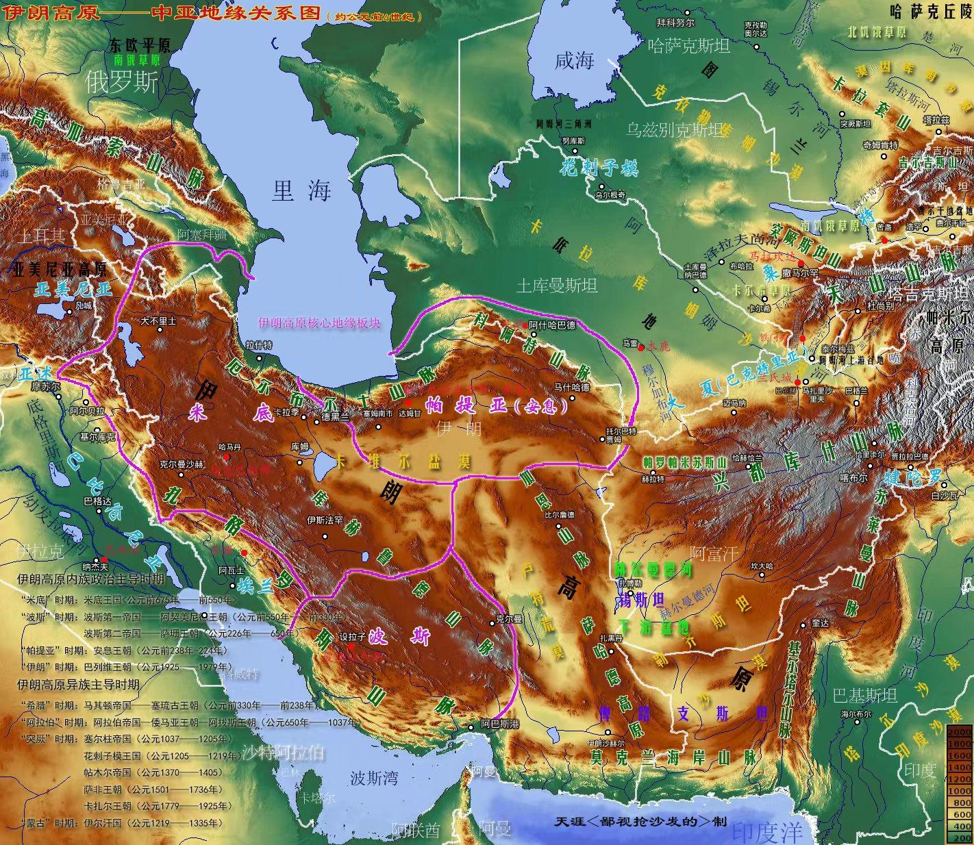 美国为什么不敢轻易对伊朗动手？地图说明一切，原来有大靠山！__凤凰网