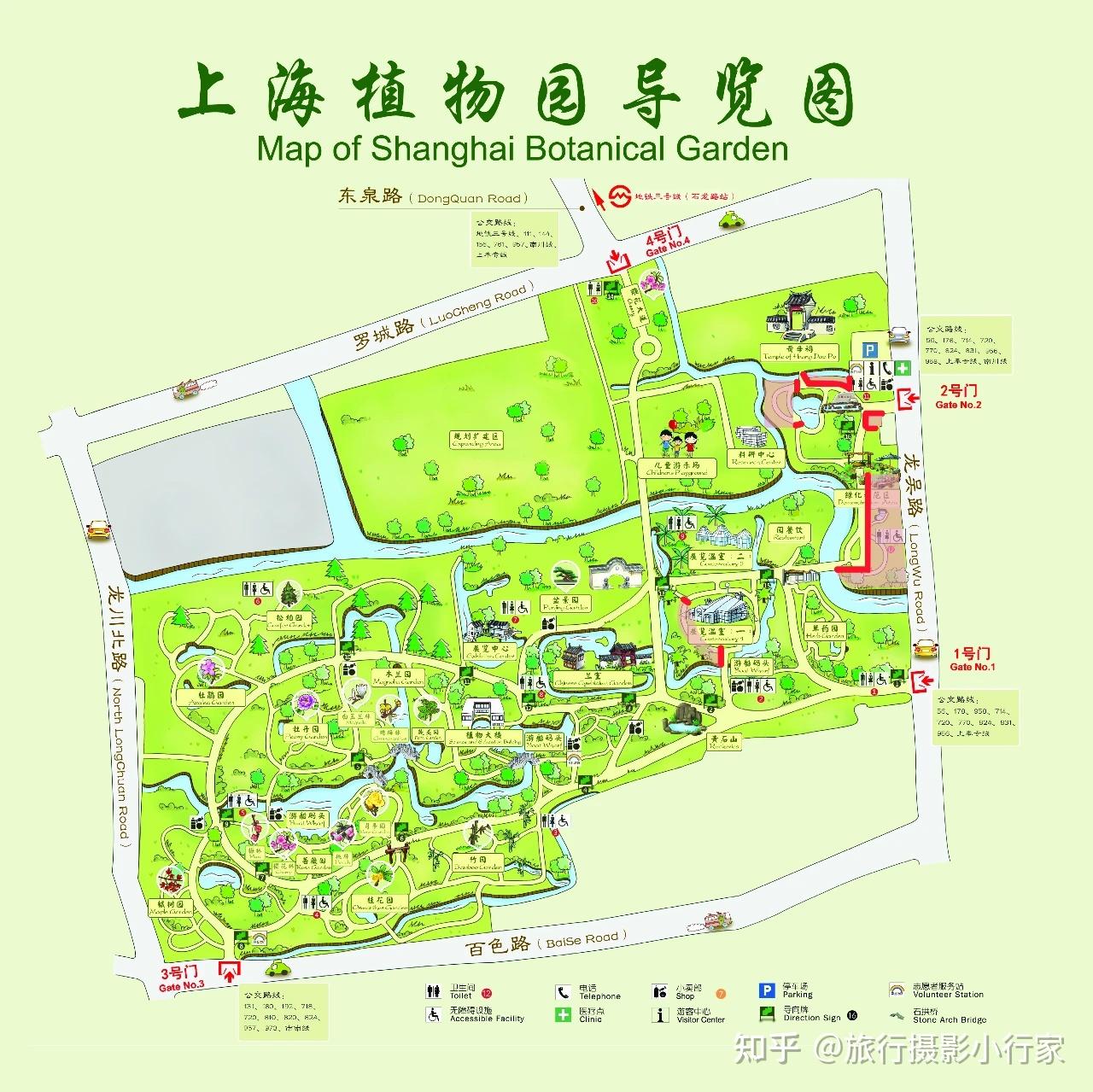 上海森林公园地图图片