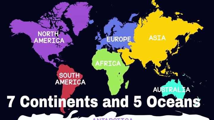  The 7 Continents And 5 Oceans 