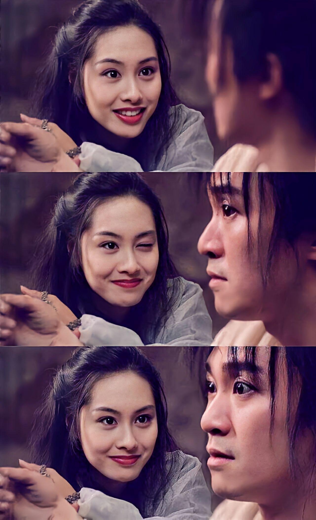 谁有紫霞至尊宝眨眼三连高清的那个图片阿,跪求? - 知乎