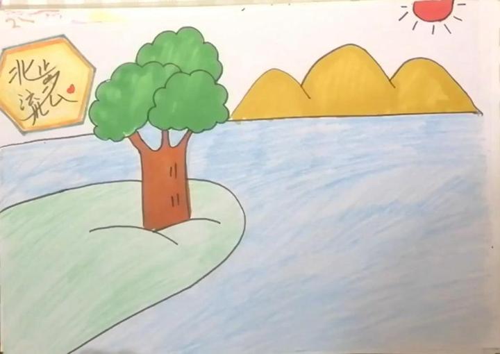 风景简笔画,培养孩子的绘画兴趣 北步流云绘画 专注分享简笔画,儿童画