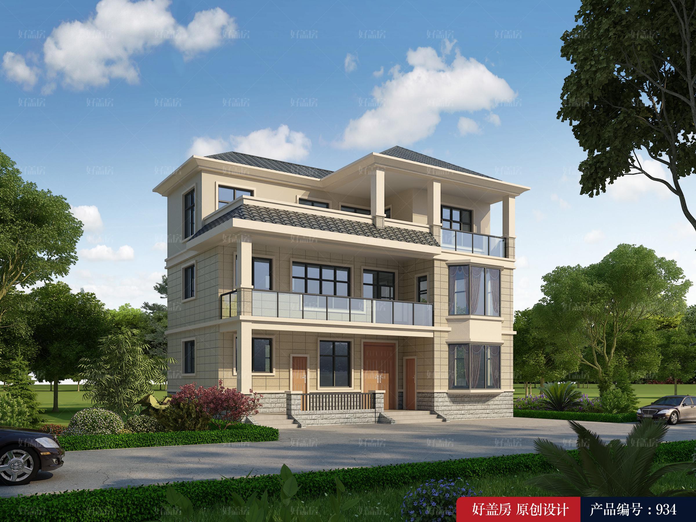 80至90平米农村自建房设计图