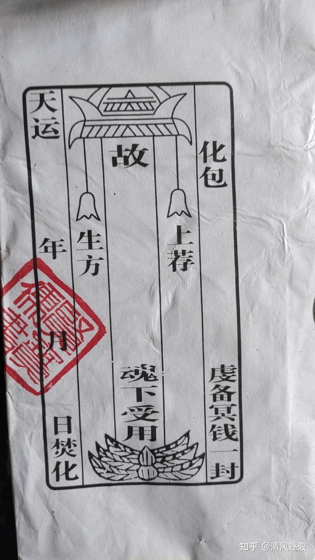 儿子生日给父亲烧包怎么写