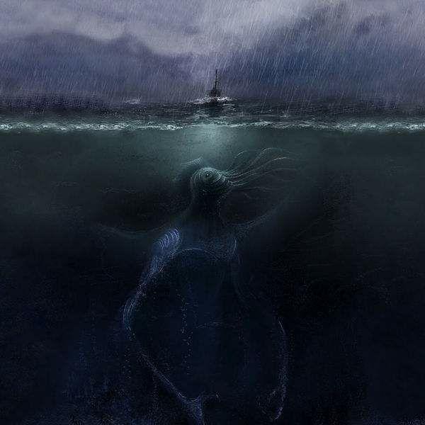 想找一张图片大概是一个人物或动物之类的正在深海里