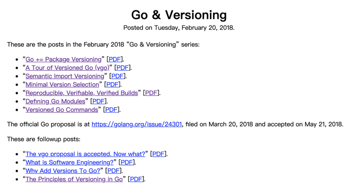Golang 版本管理：Go & Versioning 系列文章全部翻译 - 知乎