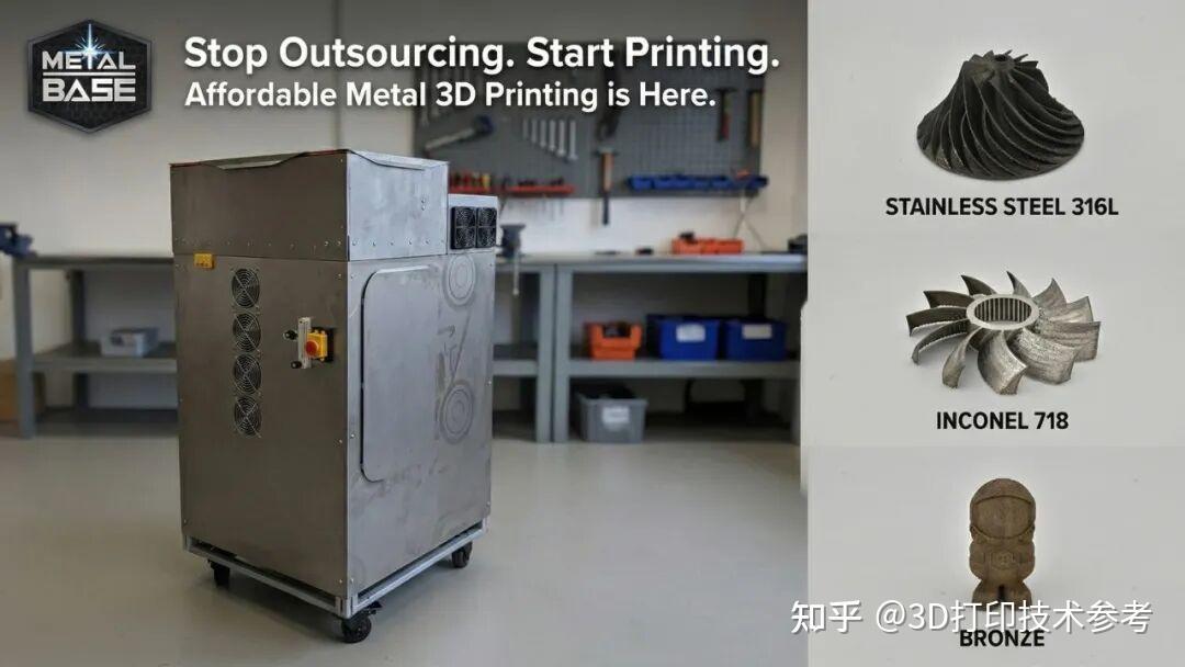 桌面级金属3D打印机众筹金额翻倍,会成为类似拓竹的家用产品?