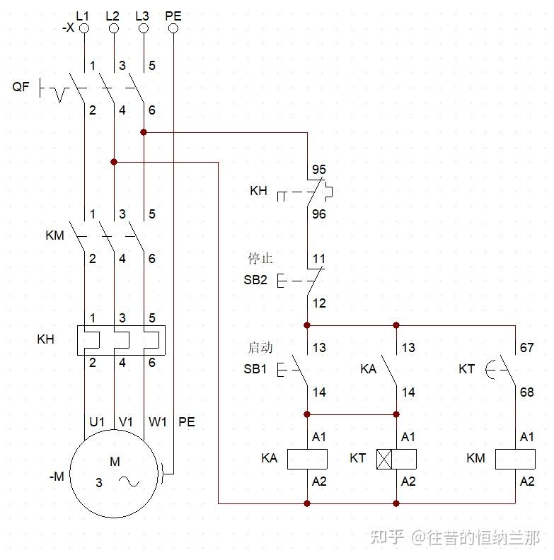 启动延时电路图图片